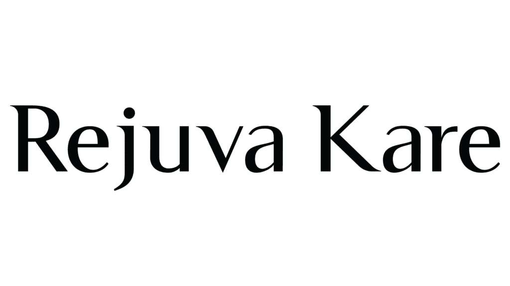 Rejuva Kare logo and illustration on a white background