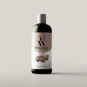 Natural Shampoo on a faded background