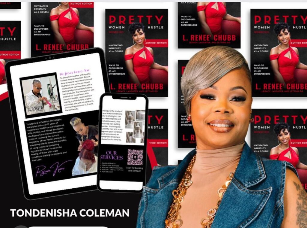 Exclusive Feature: Tondenisha Coleman Makes Waves in Pretty Women Hustle Magazine!