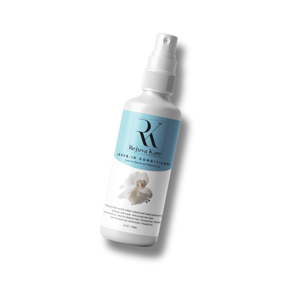 Rejuva Kare leave-in conditioner for hair.